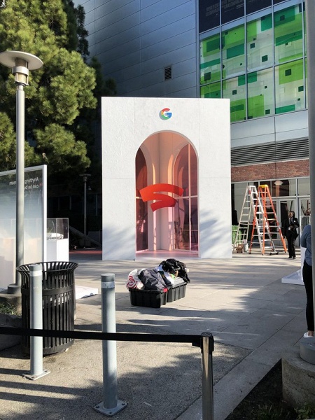 Логотип игрового подразделения Google замечен в Сан-Франциско перед завтрашним анонсом
