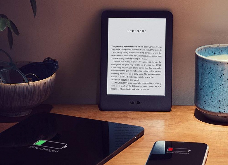 Новая недорогая электронная книга Amazon Kindle обзавелась подсветкой экрана