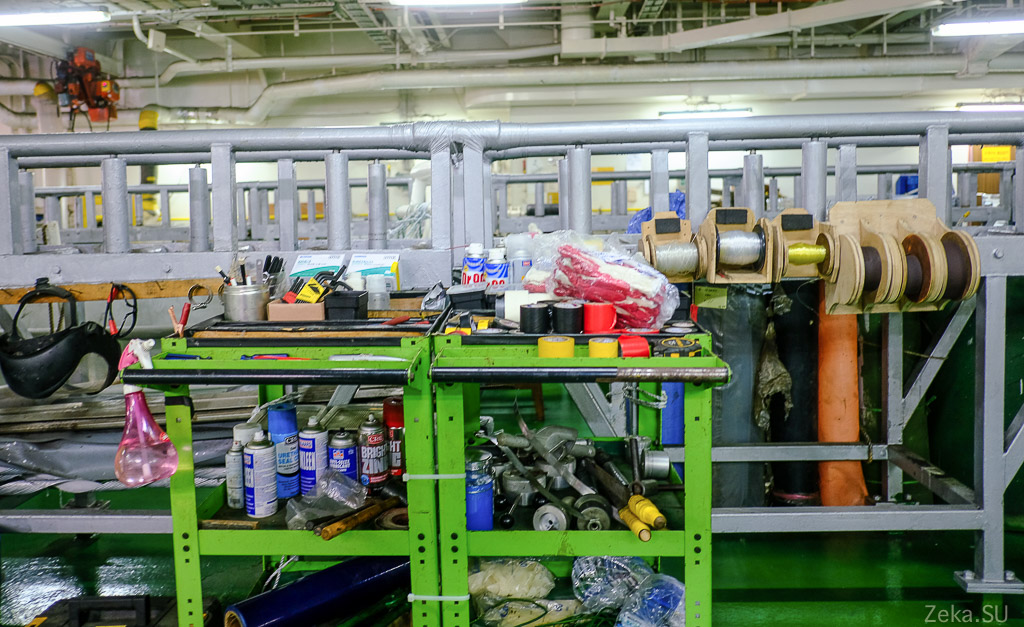 Строительство линии связи Сахалин – Курилы. Экскурсия на Segero — судно-кабелеукладчик - 26