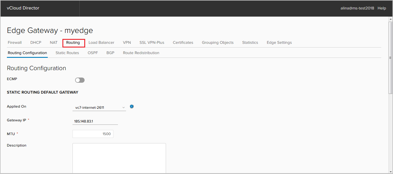 VMware NSX для самых маленьких. Часть 4. Настройка маршрутизации - 3