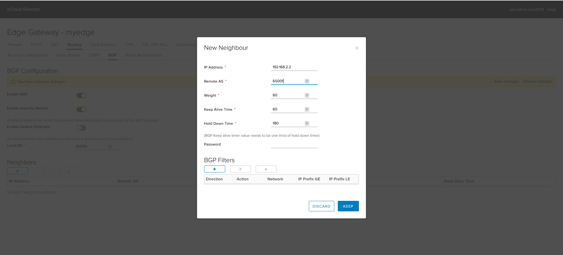 VMware NSX для самых маленьких. Часть 4. Настройка маршрутизации - 31