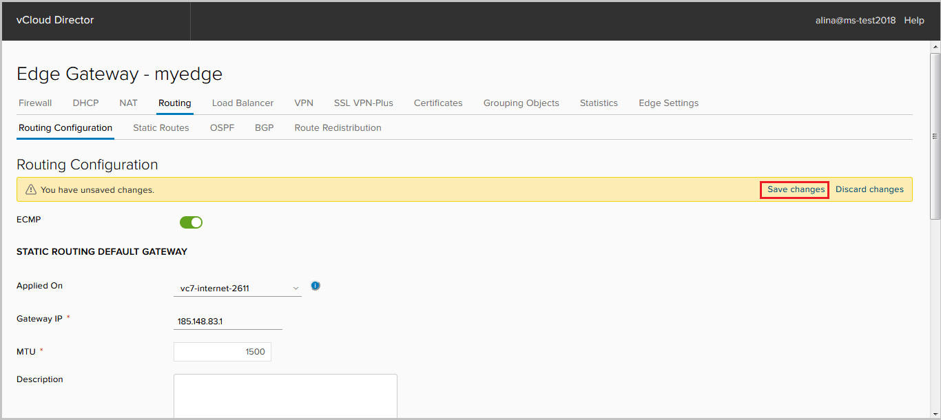 VMware NSX для самых маленьких. Часть 4. Настройка маршрутизации - 9