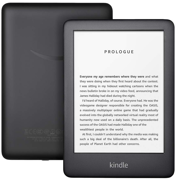 Новый ридер Amazon Kindle с подсветкой стоит 