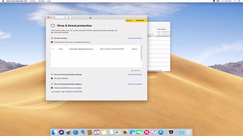Программа Microsoft Defender ATP стала доступна на платформе Mac