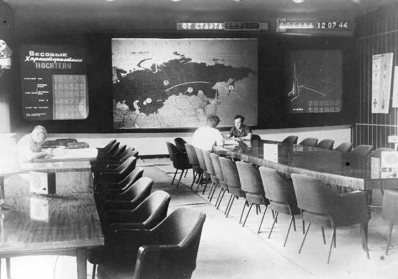 Советский центр управления полетами времен «Востоков» и «Восходов» - 10