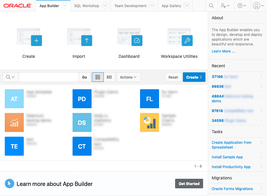 Туториал по Oracle Application Express. Обзор IDE - 3 Туториал по Oracle Application Express. Обзор IDE - 3