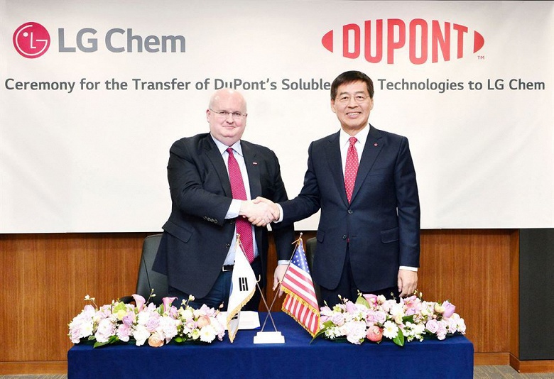 LG Chem покупает у DuPont технологию, необходимую для изготовления панелей OLED методом струйной печати