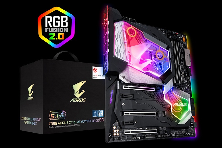 Зачем тратить время на разгон? Комплект Gigabyte Z390 Aorus Xtreme Waterforce 5G Premium Edition Bundle включает разогнанный до 5,1 ГГц CPU Core i9-9900K