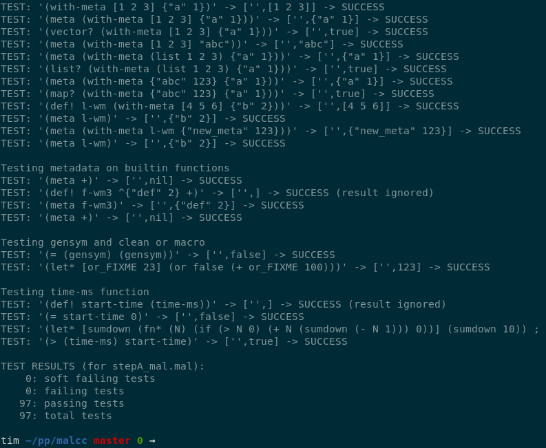 Мой компилятор для Lisp - 3