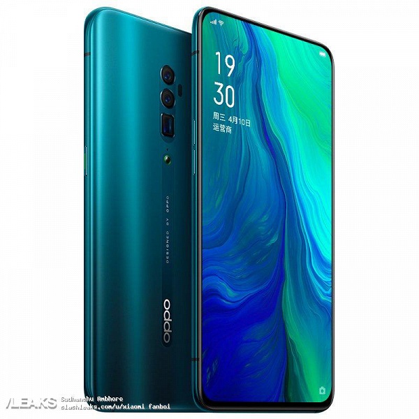 Рекламные изображения флагманского смартфона Oppo Reno 10X Zoom демонстрируют необычную камеру