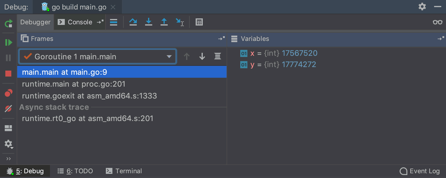 GoLand 2019.1: анализ производительности кода, Smart Step Into, рефакторинг Extract Interface, Nilness Analyzer и другое - 4
