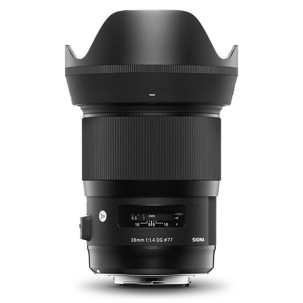 Названа дата начала продаж объектива Sigma 28mm f/1.4 DG HSM Art с креплением Sony E