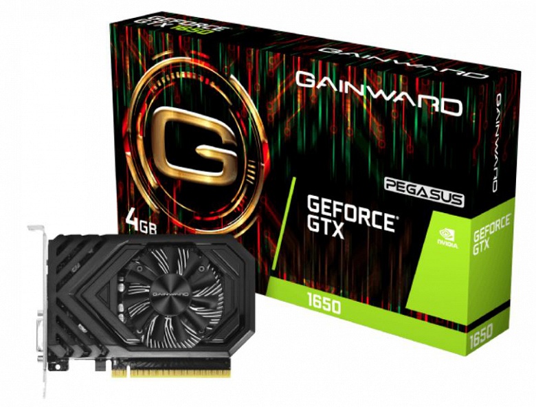 По одному вентилятору и два или три видеовыхода: фото и характеристики видеокарты GeForce GTX 1650 в исполнении Palit, Gainward и Asus