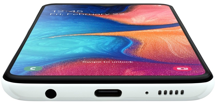 Смартфон Samsung Galaxy A20e получил 5,8″ дисплей Infinity V