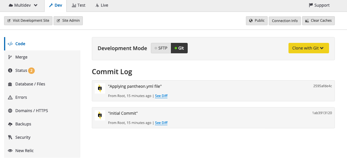Как соединить GitLab и Pantheon и оптимизировать рабочие процессы Drupal и WordPress - 2 Как соединить GitLab и Pantheon и оптимизировать рабочие процессы Drupal и WordPress - 2