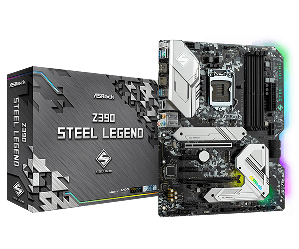 Представлена системная плата ASRock Z390 Steel Legend