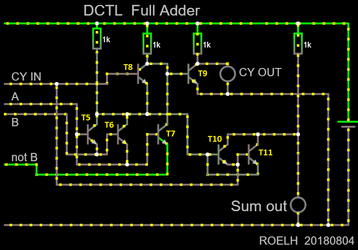АЛУ на 12 транзисторах (на самом деле нет) - 3 АЛУ на 12 транзисторах (на самом деле нет) - 3