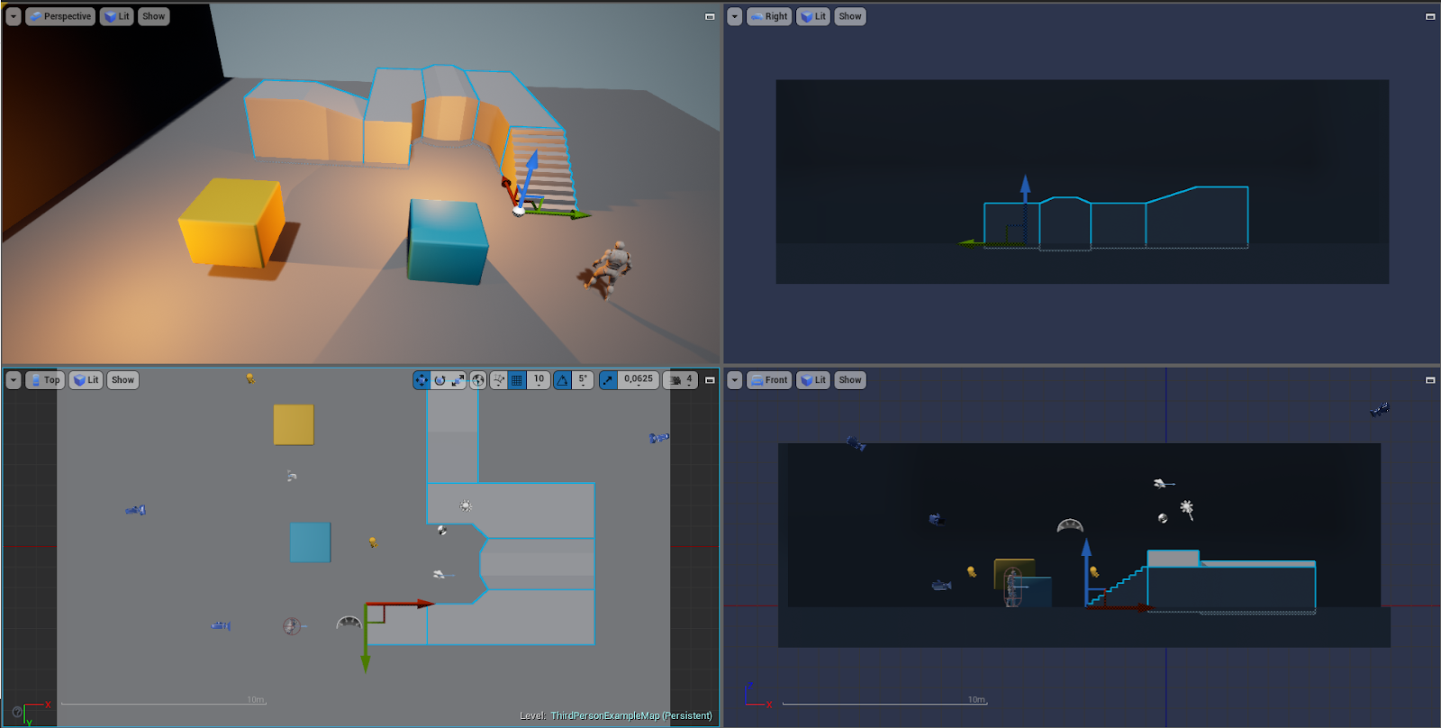 Горячие клавиши Unreal Engine, которые сделают жизнь левел-дизайнера проще - 14 Горячие клавиши Unreal Engine, которые сделают жизнь левел-дизайнера проще - 14