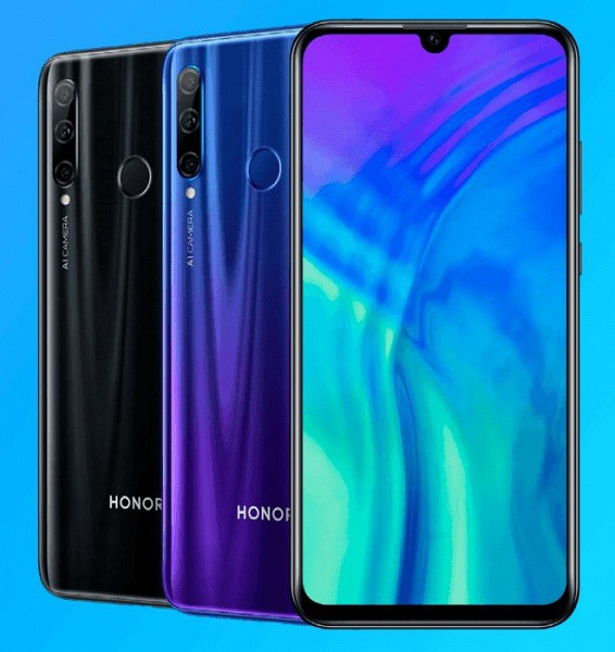 Смартфон Honor 20 Lite с тройной камерой в Европе будет стоить 280 евро