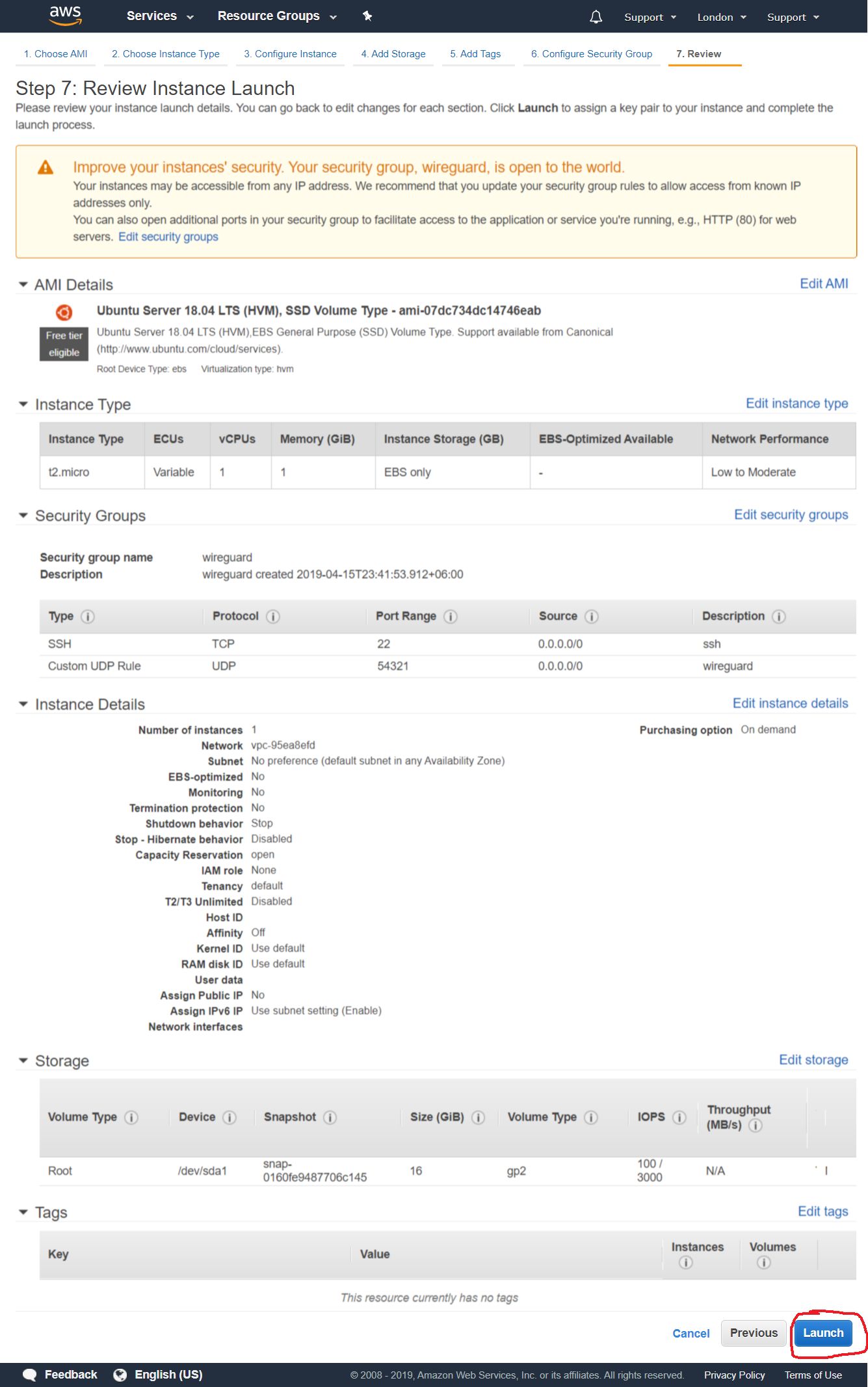 Бесплатный VPN сервис Wireguard на AWS - 19 6