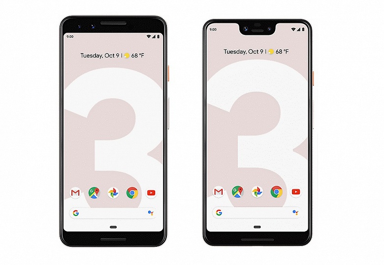 В сеть утекли первые официальные изображения Google Pixel 3a и Pixel 3a XL