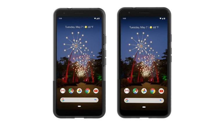 В сеть утекли первые официальные изображения Google Pixel 3a и Pixel 3a XL