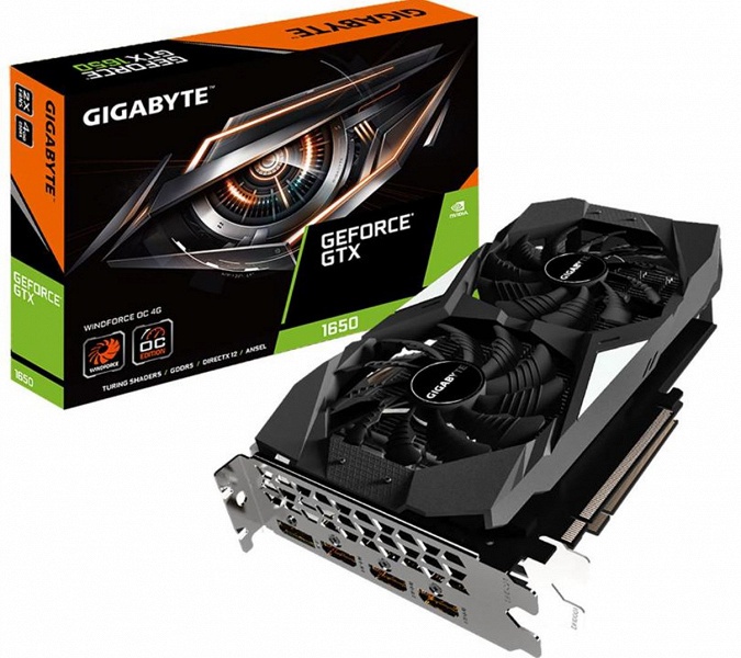 Gigabyte предложит вариант GeForce GTX 1650 с наибольшим количеством видеовыходов - 1 Gigabyte предложит вариант GeForce GTX 1650 с наибольшим количеством видеовыходов