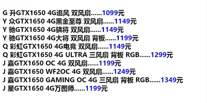 Реальная стоимость разных вариантов GeForce GTX 1650: от $165 за референс до $200 за разогнанную версию Gigabyte с тремя вентиляторами - 1 Реальная стоимость разных вариантов GeForce GTX 1650: от $165 за референс до $200 за разогнанную версию Gigabyte с тремя вентиляторами