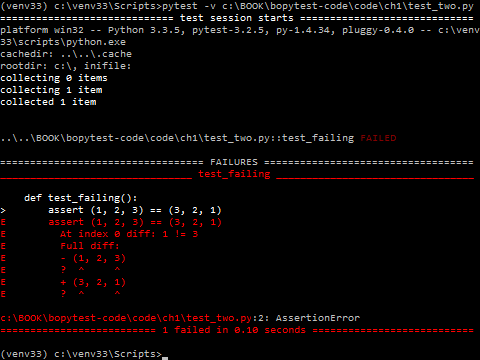 Python Testing с pytest. Начало работы с pytest, Глава 1 - 7