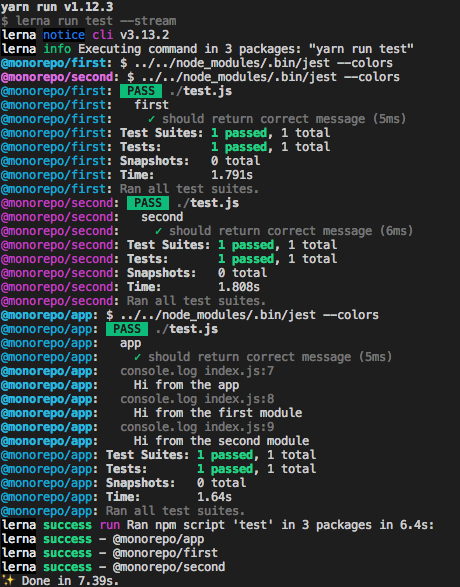 Создаем монорепозиторий с помощью lerna & yarn workspaces - 6 image
