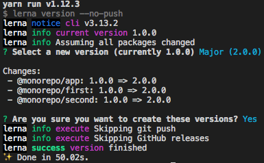 Создаем монорепозиторий с помощью lerna & yarn workspaces - 9 image