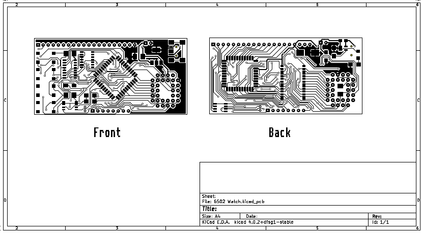 Умные часы с Бейсиком на физическом 6502 - 4 Умные часы с Бейсиком на физическом 6502 - 4