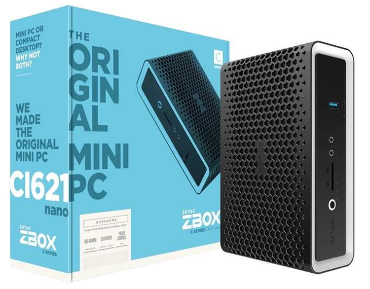 Zotac ZBox CI621 nano: неттоп с процессором Intel Whiskey Lake