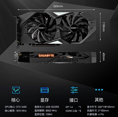 Галерея дня: различные модели видеокарты GeForce GTX 1650, включая модель с немалым разгоном GPU - 2 Галерея дня: различные модели видеокарты GeForce GTX 1650, включая модель с немалым разгоном GPU