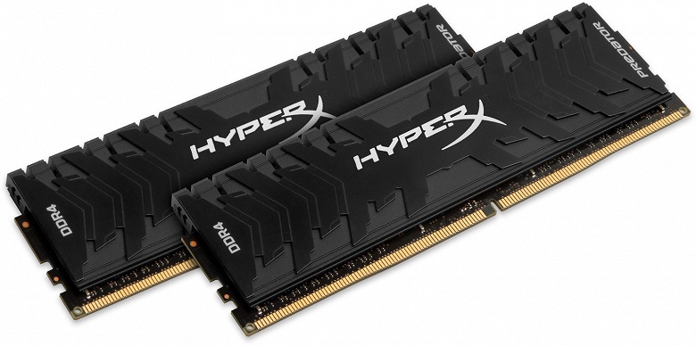 Линейку HyperX Predator пополнили наборы модулей памяти DDR4-4266 и DDR4-4600 суммарным объемом 16 ГБ