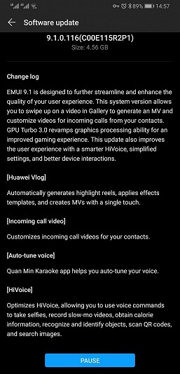 Смартфоны Huawei Mate 20 Pro и Mate 20 X начали получать стабильную прошивку EMUI 9.1 с множеством улучшений