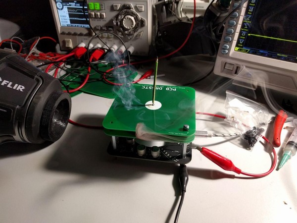 Снова трансформатор Теслы с печатными катушками, на этот раз сложный и с MIDI - 9 Снова трансформатор Теслы с печатными катушками, на этот раз сложный и с MIDI - 9