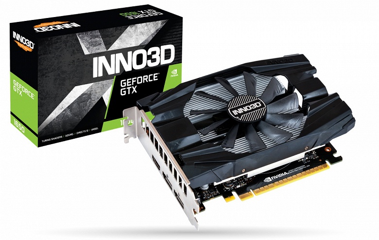 Каталог Inno3D пополнили 3D-карты GeForce GTX 1650 Twin X2 OC и GeForce GTX 1650 Compact 