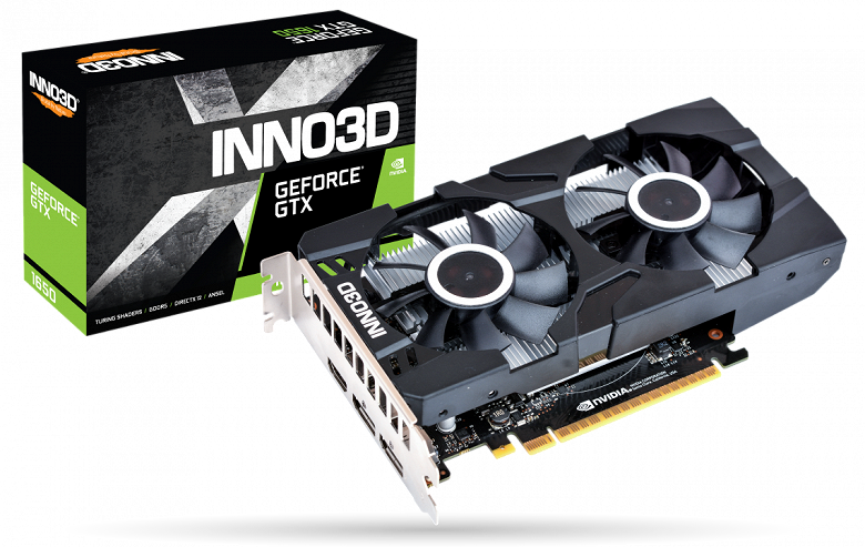Каталог Inno3D пополнили 3D-карты GeForce GTX 1650 Twin X2 OC и GeForce GTX 1650 Compact 
