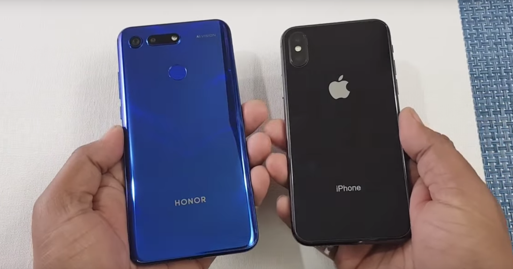 Honor View 20 против iPhone X: тест на скорость