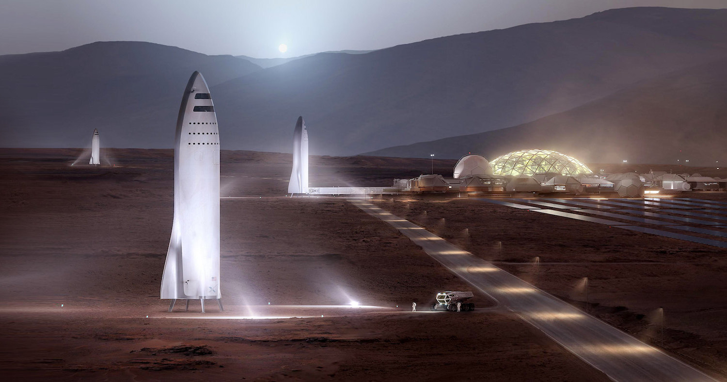 Цель — Марс: большая ракета Илона Маска
