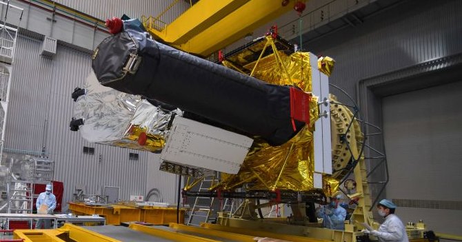 Космический телескоп «Спектр-РГ» доставлен на Байконур Космический телескоп «Спектр-РГ» доставлен на Байконур