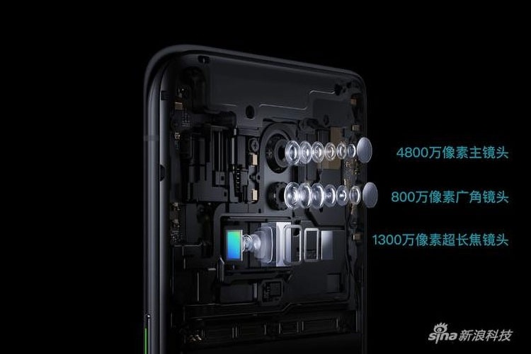 Разборка Oppo Reno 10X Zoom Edition показывает устройство камер