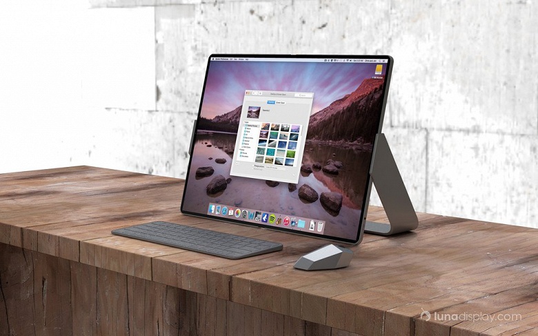 Концепт дня: впечатляющий гибридный Mac-iPad с огромным складным экраном