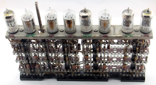 Ламповый модуль подавления дребезга контактов от компьютера IBM 705. Что будет, если попробовать его включить? - 13