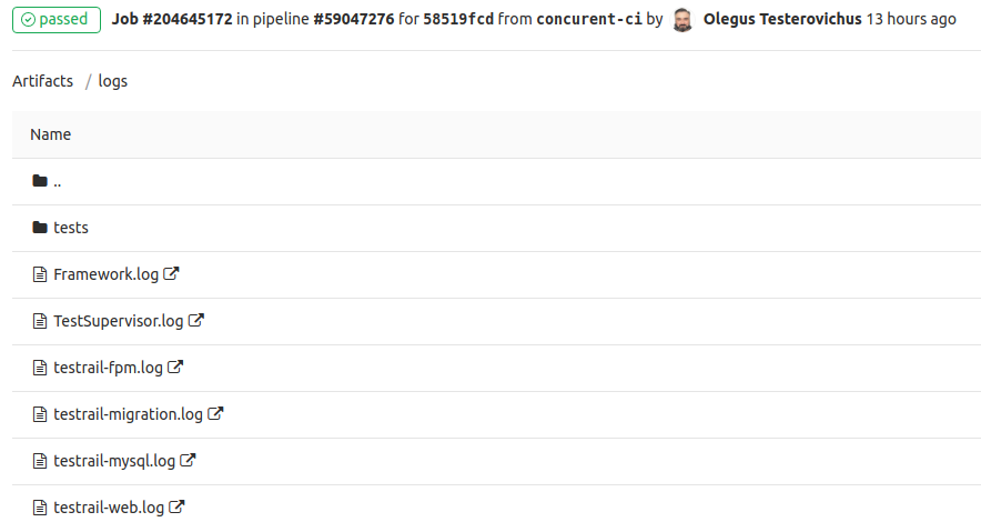 GitLab Shell Runner. Конкурентный запуск тестируемых сервисов при помощи Docker Compose - 6