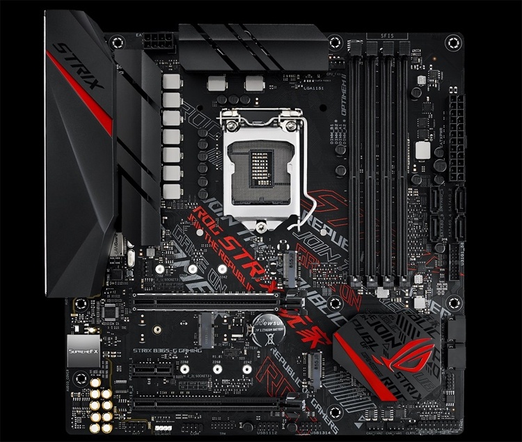 ASUS ROG Strix B365-G Gaming: плата для компактного ПК на чипе Core девятого поколения