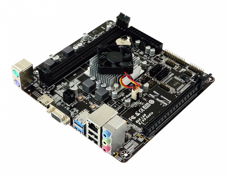 На системной плате Biostar A68N-5600E установлен гибридный процессор AMD PRO A4-3350B 
