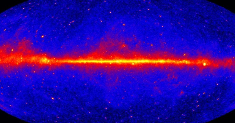 В центре нашей галактики обнаружено загадочное свечение