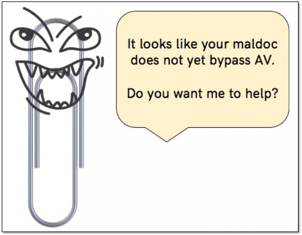 Evil Clippy: новый инструмент делает инфицированные файлы MS Office невидимыми для антивирусов - 1